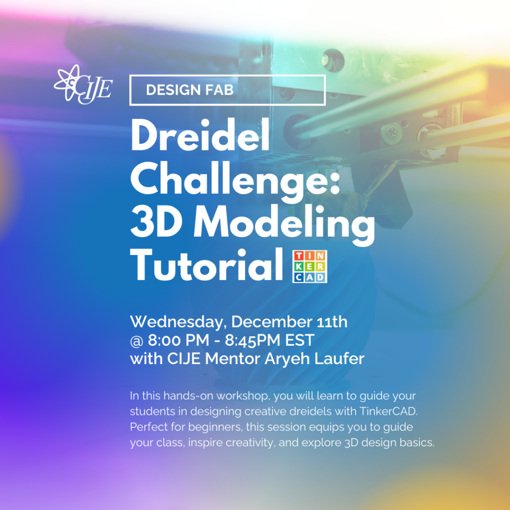 Dreidel Challenge: 3D Modeling Tutorial