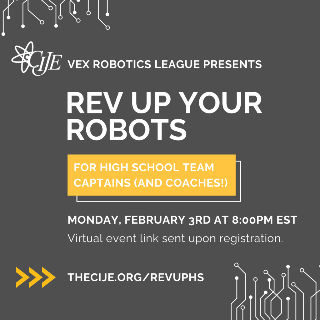 Rev Up Your Robots: High School Team Captains' Edition